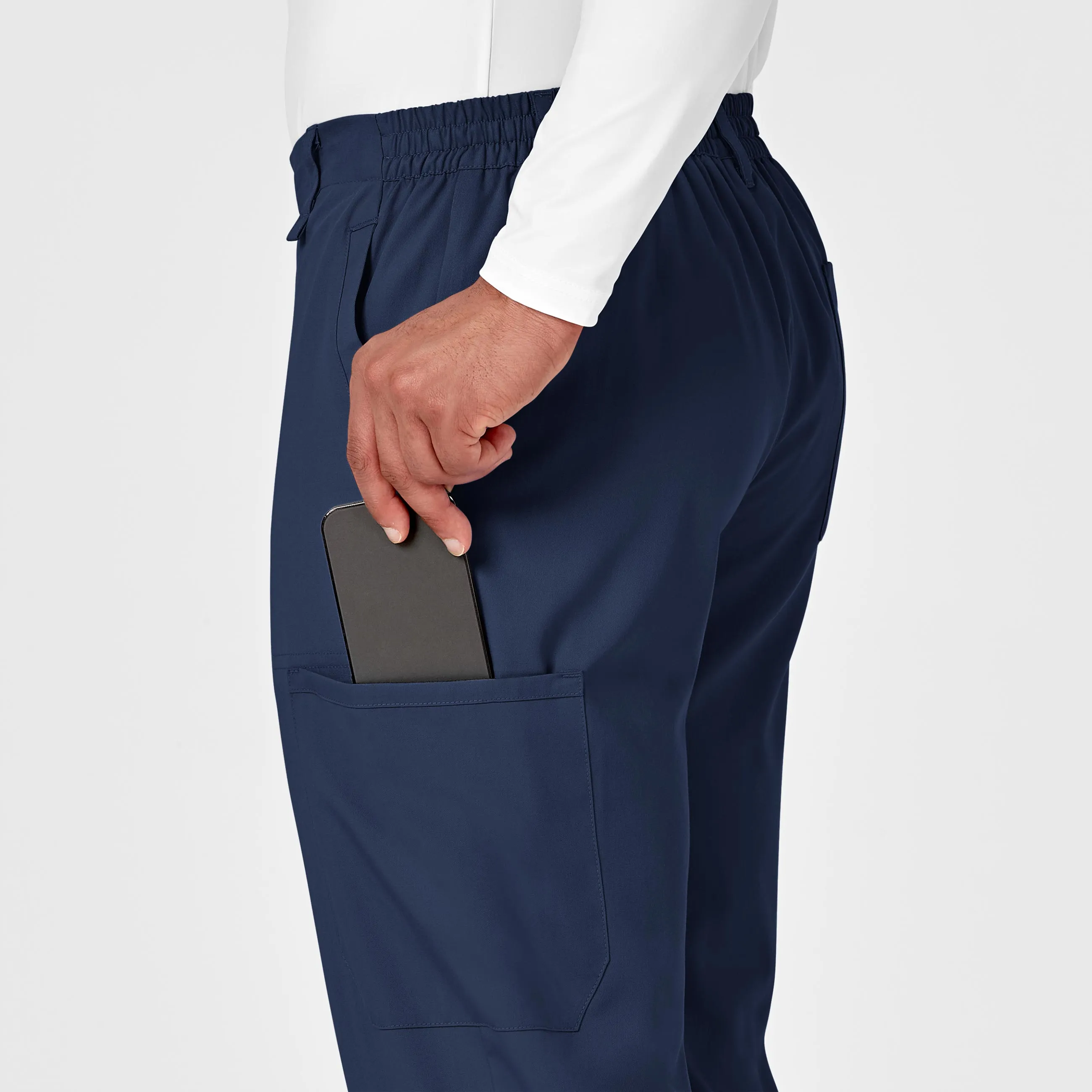 PRO Men's Cargo Scrub Pant - Navy