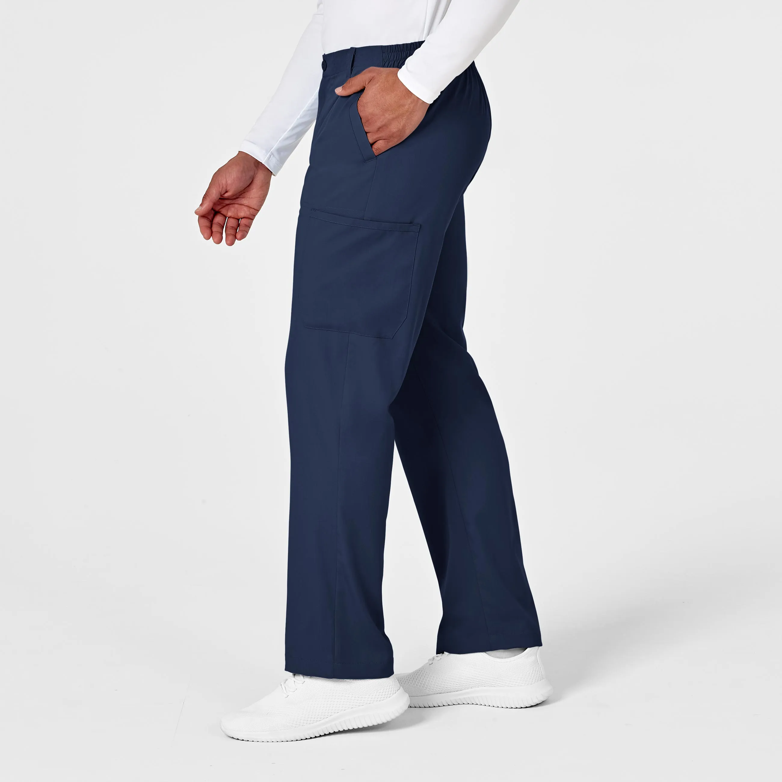 PRO Men's Cargo Scrub Pant - Navy