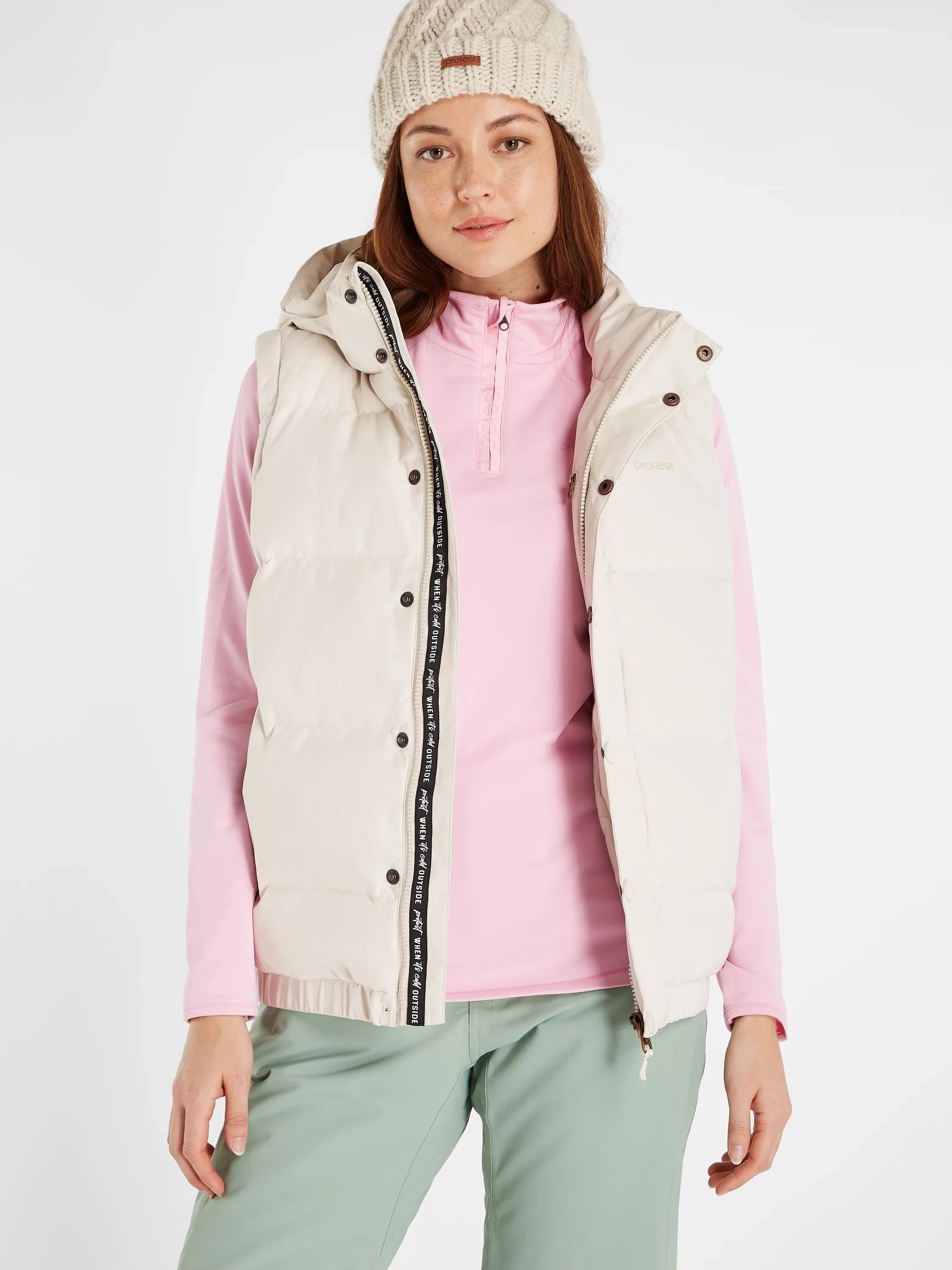 Protest PRT Aspen Womens Jacket Kit Off White