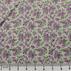 Purple Small Flowers Cotton Prints