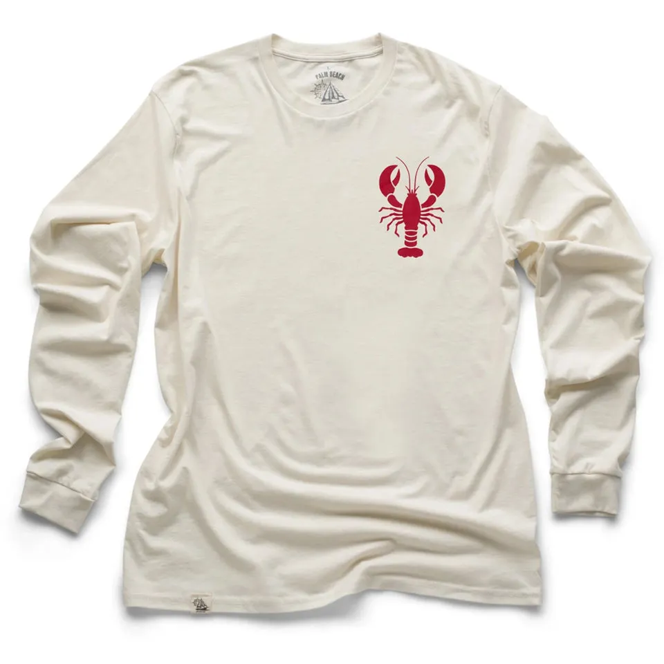 Red Lobster Long Sleeve Light Shirt (w/ Free Necklace)