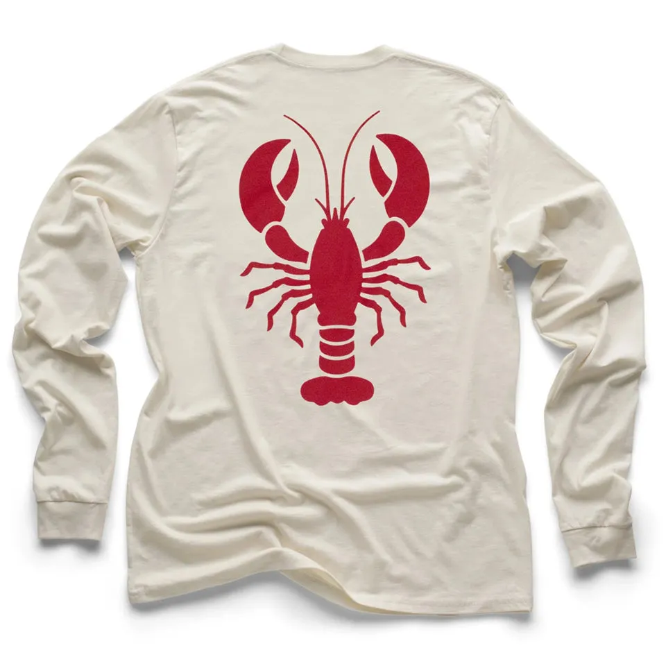 Red Lobster Long Sleeve Light Shirt (w/ Free Necklace)