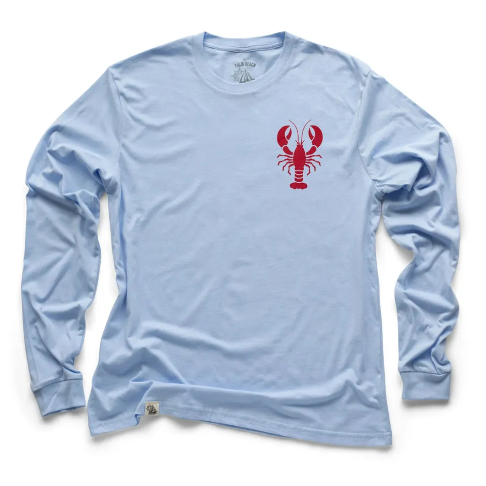 Red Lobster Long Sleeve Light Shirt (w/ Free Necklace)