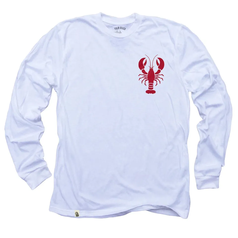 Red Lobster Long Sleeve Light Shirt (w/ Free Necklace)