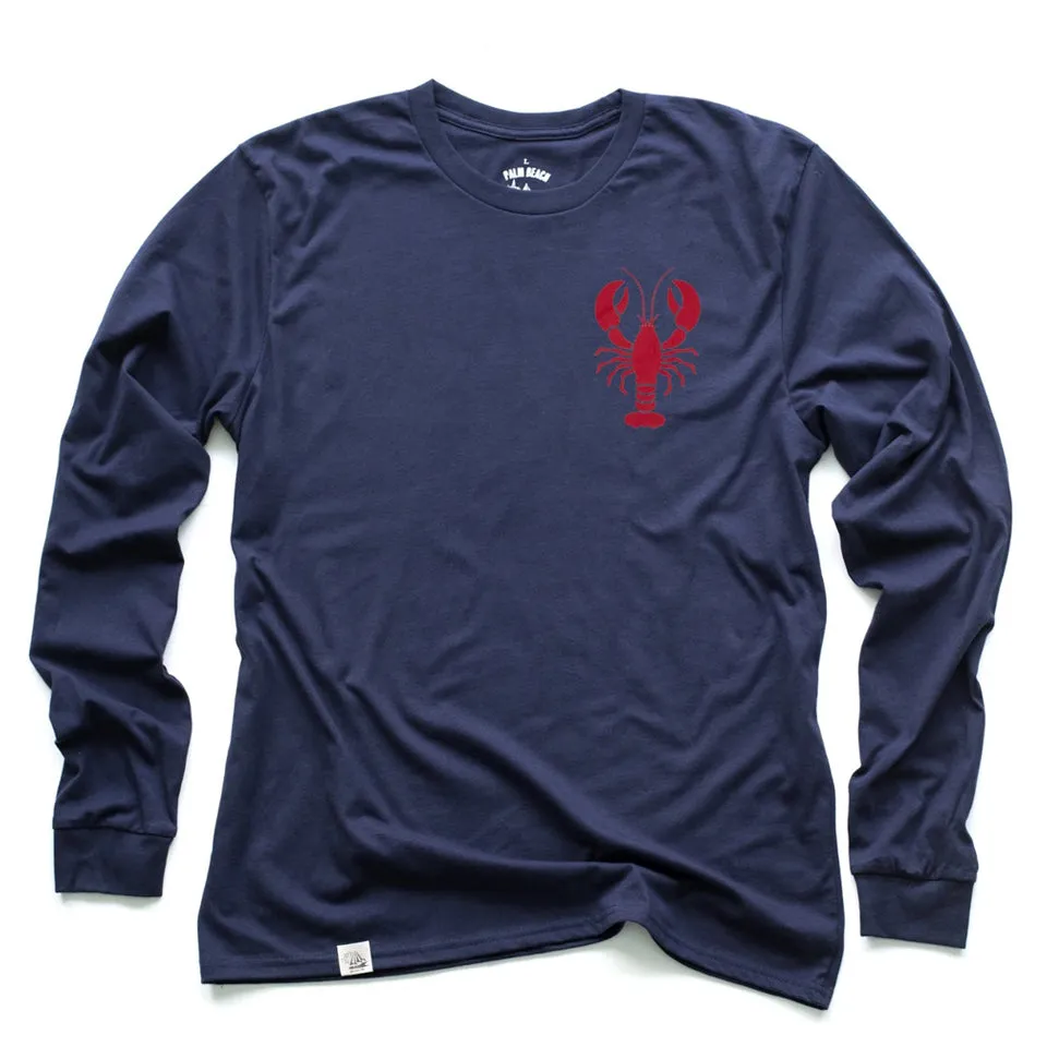 Red Lobster Long Sleeve Light Shirt (w/ Free Necklace)