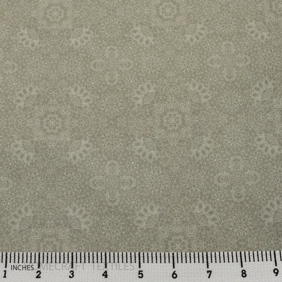 Sage Geometric Cotton Print