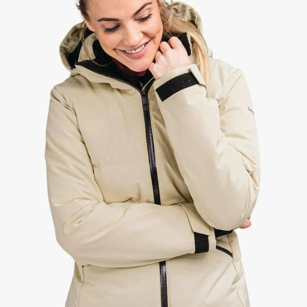 Schoffel Down Womens Misurina Ski Jacket - Smokey Sands