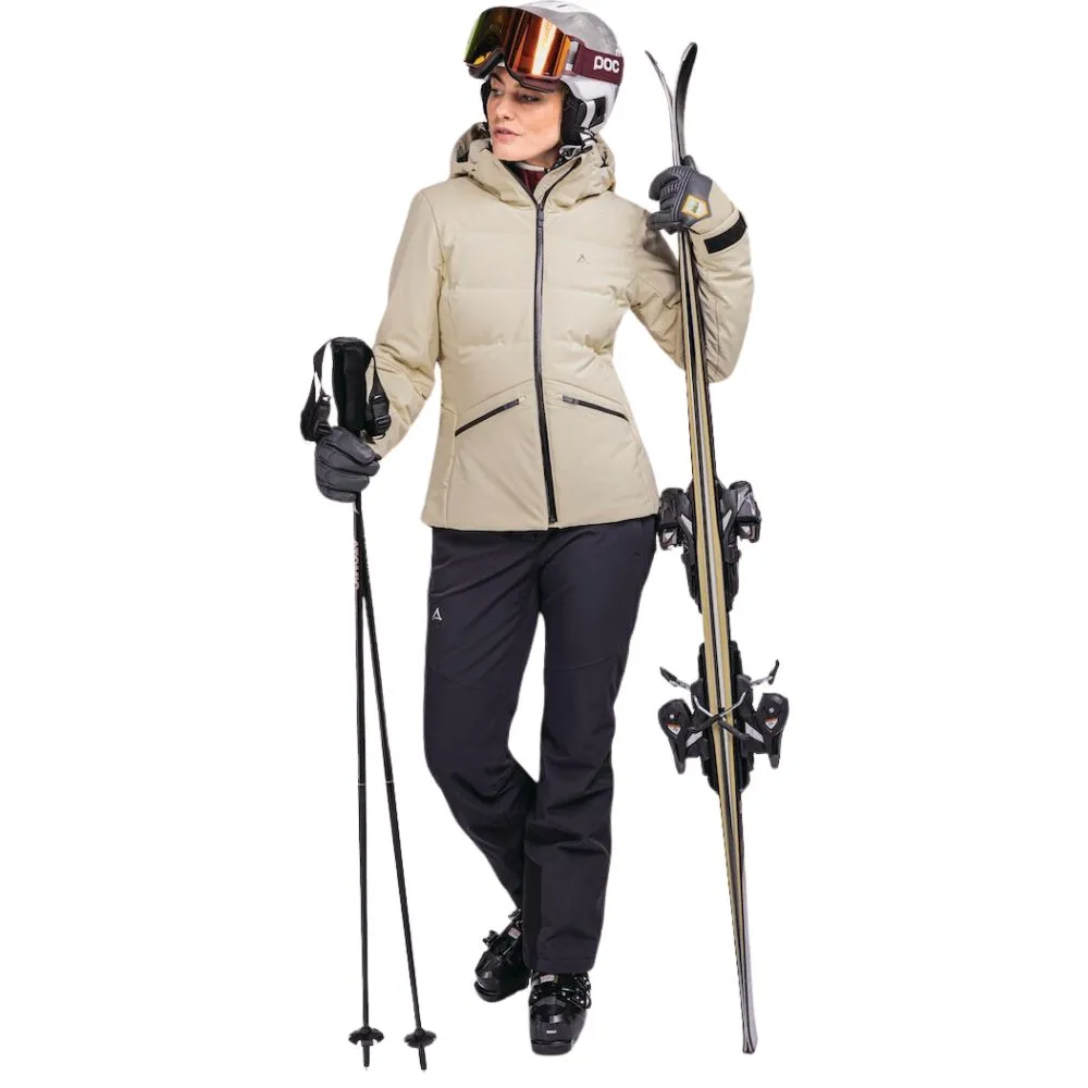 Schoffel Down Womens Misurina Ski Jacket - Smokey Sands