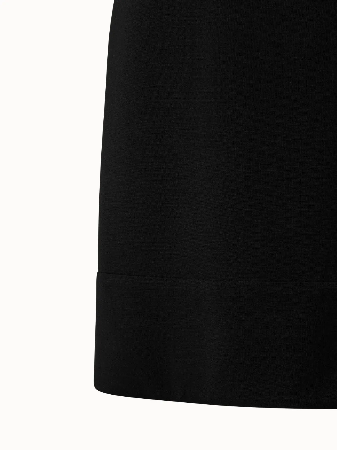 Sleeveless Round Neck Double Face Wool Sheath Dress