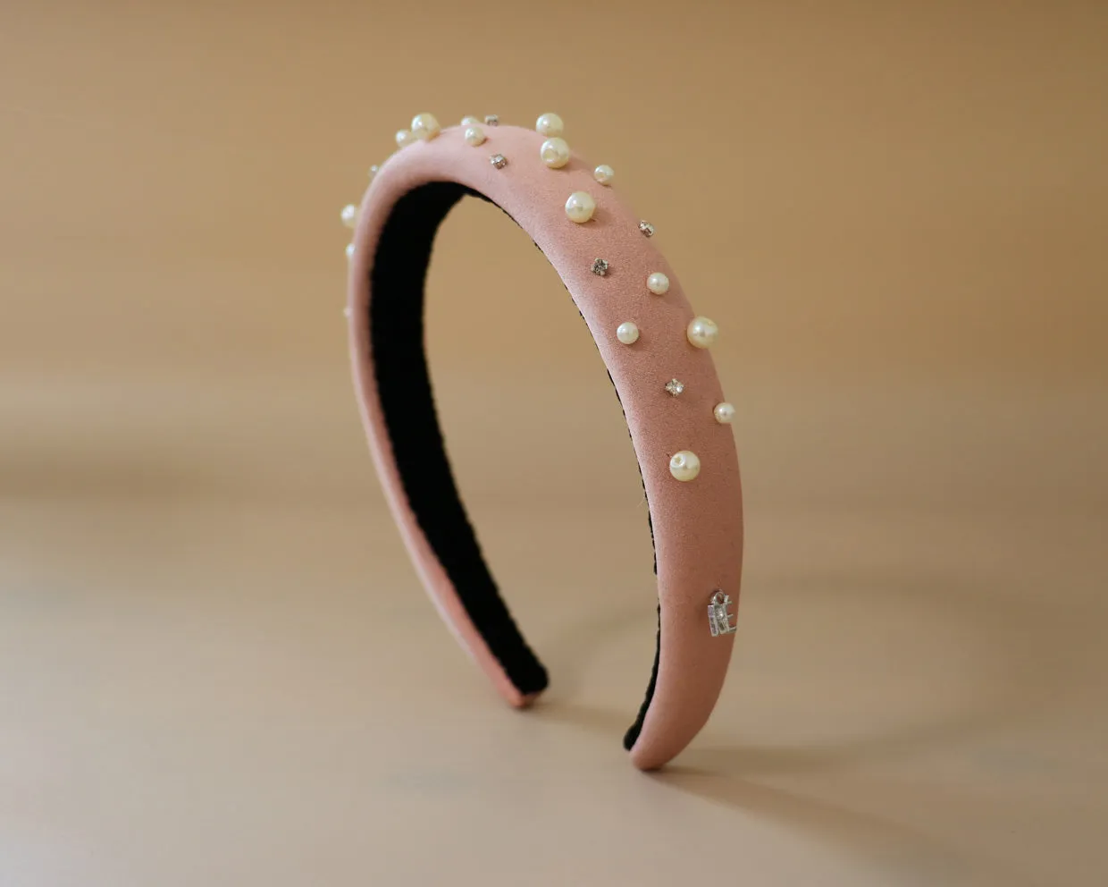 Slender Headband Pale Pink Pearl