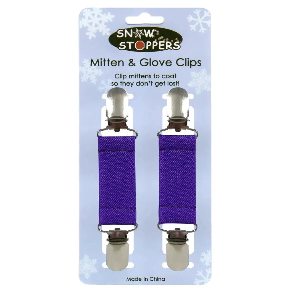 SnowStoppers® Mitten Clips