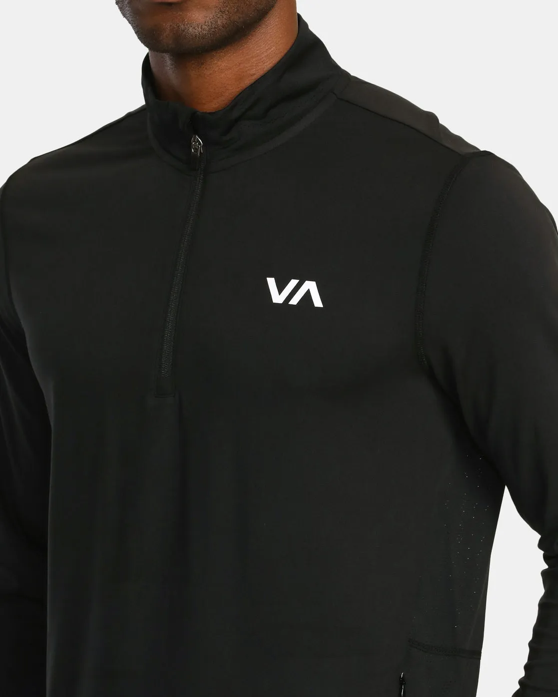 Sport Vent Half-Zip Pullover - Black