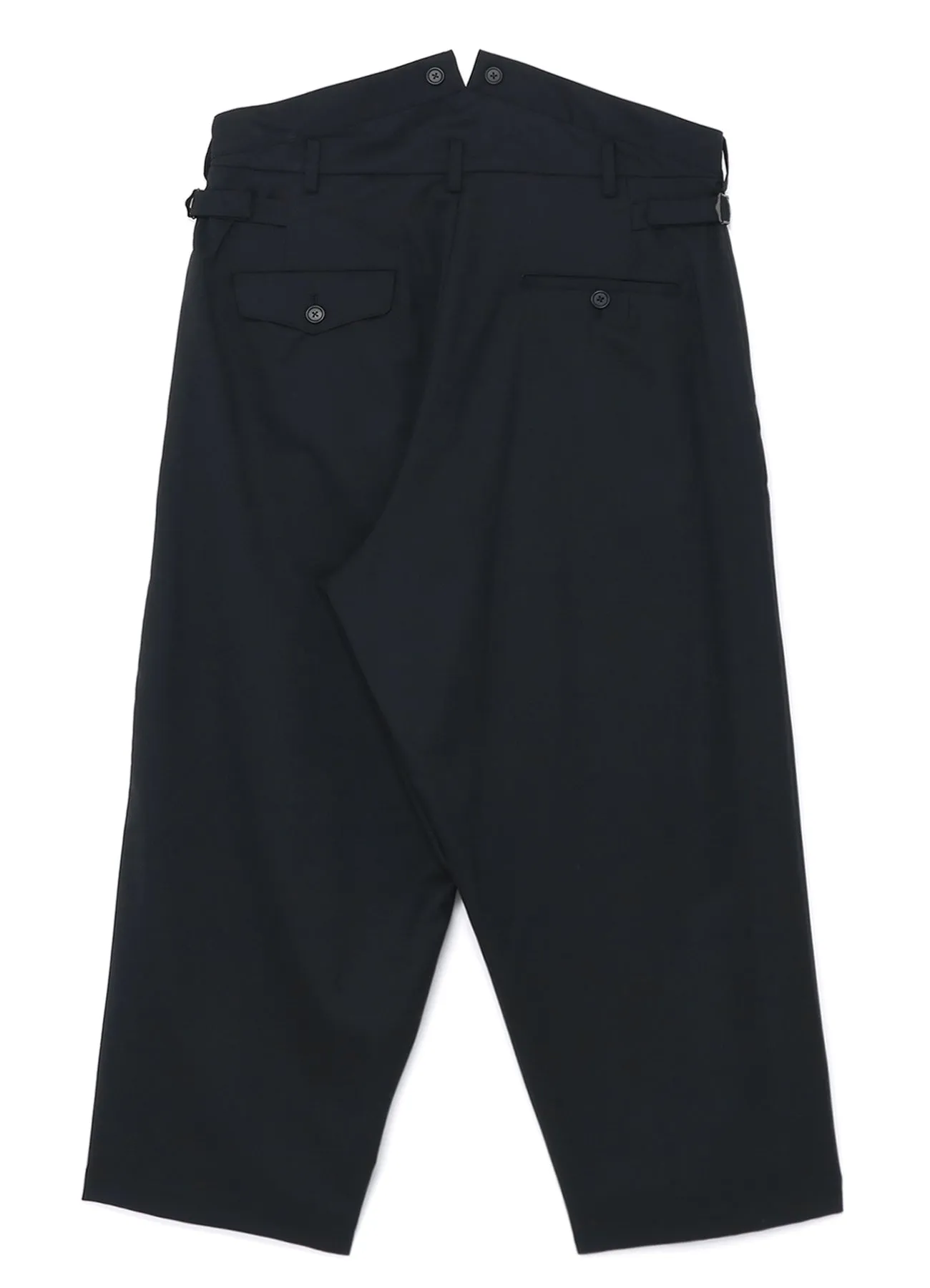 T/W GABARDINE SUSPENDER PANTS WITH TRIANGLE GUSSET