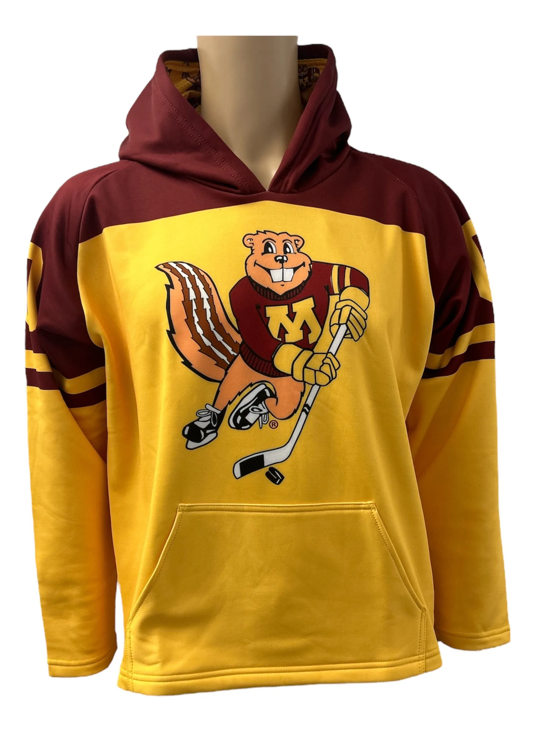 University of Minnesota Golden Gophers Official Hockey logo Hoody