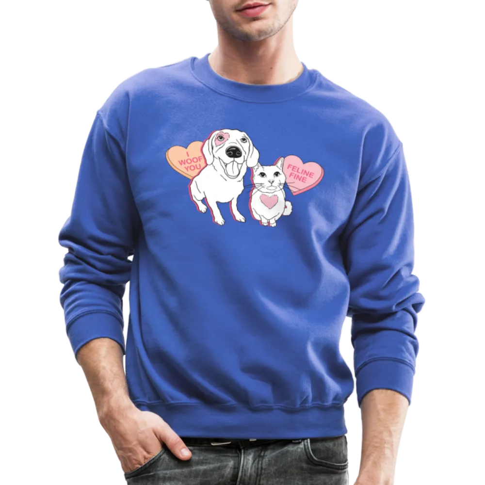 Valentine Hearts Crewneck Sweatshirt