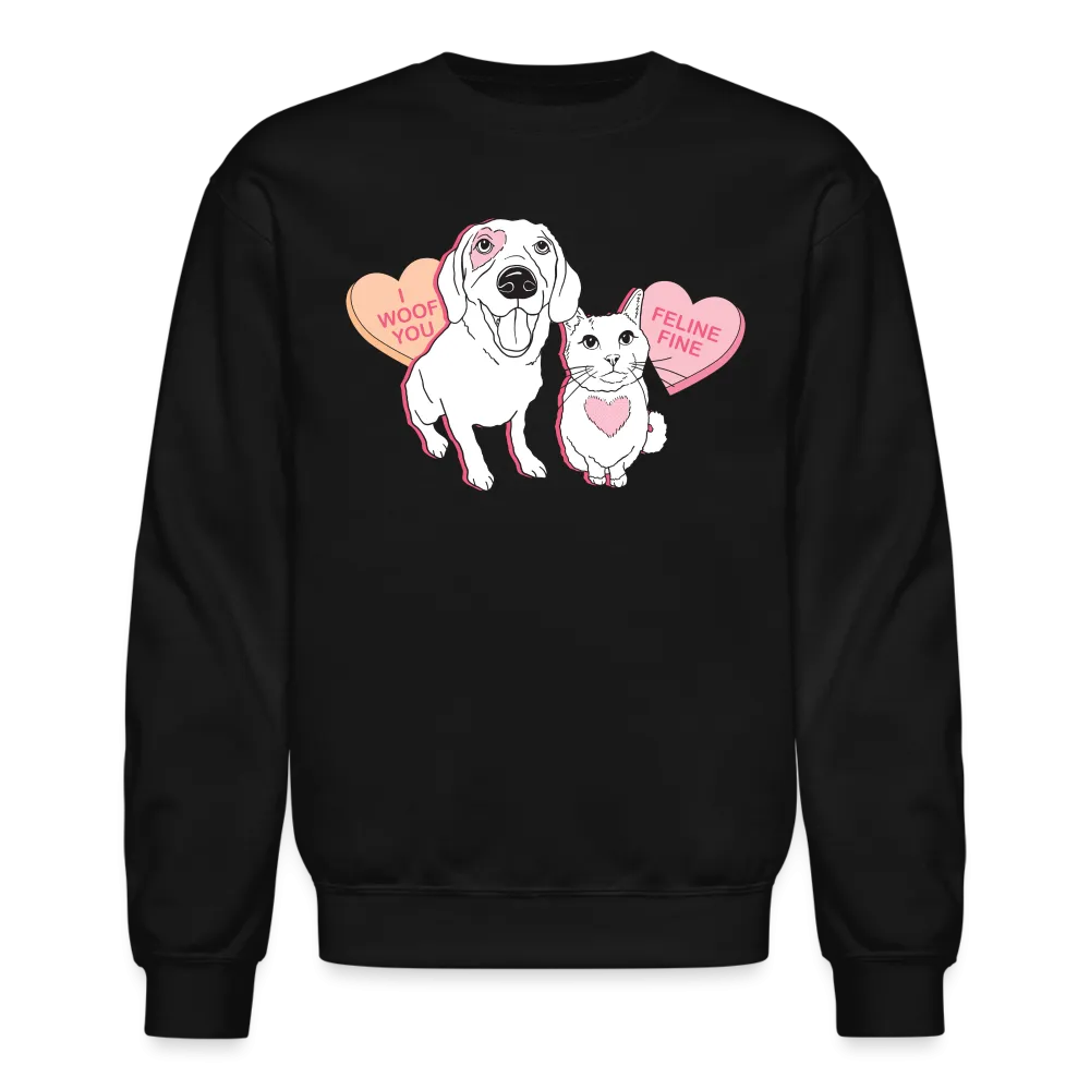 Valentine Hearts Crewneck Sweatshirt