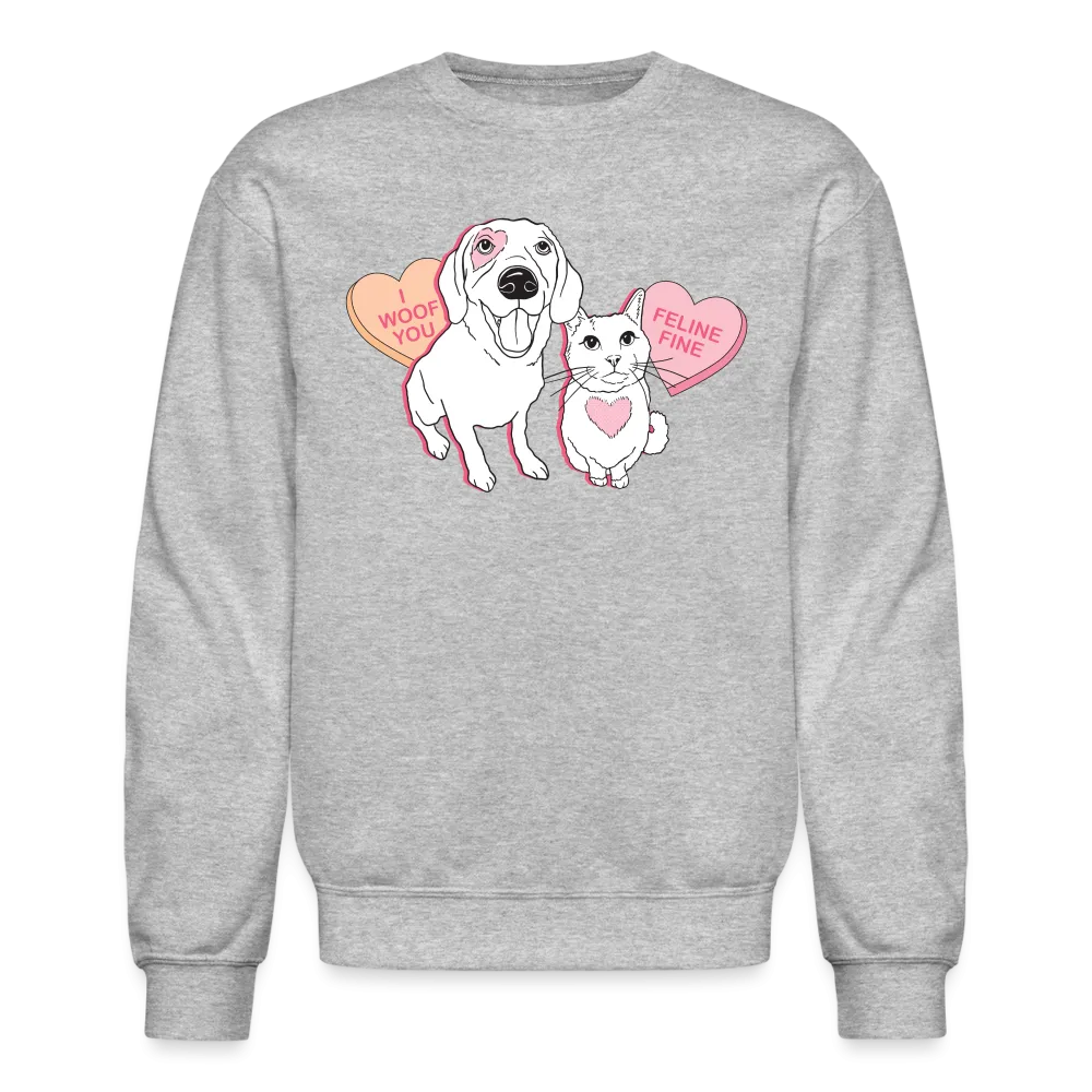 Valentine Hearts Crewneck Sweatshirt