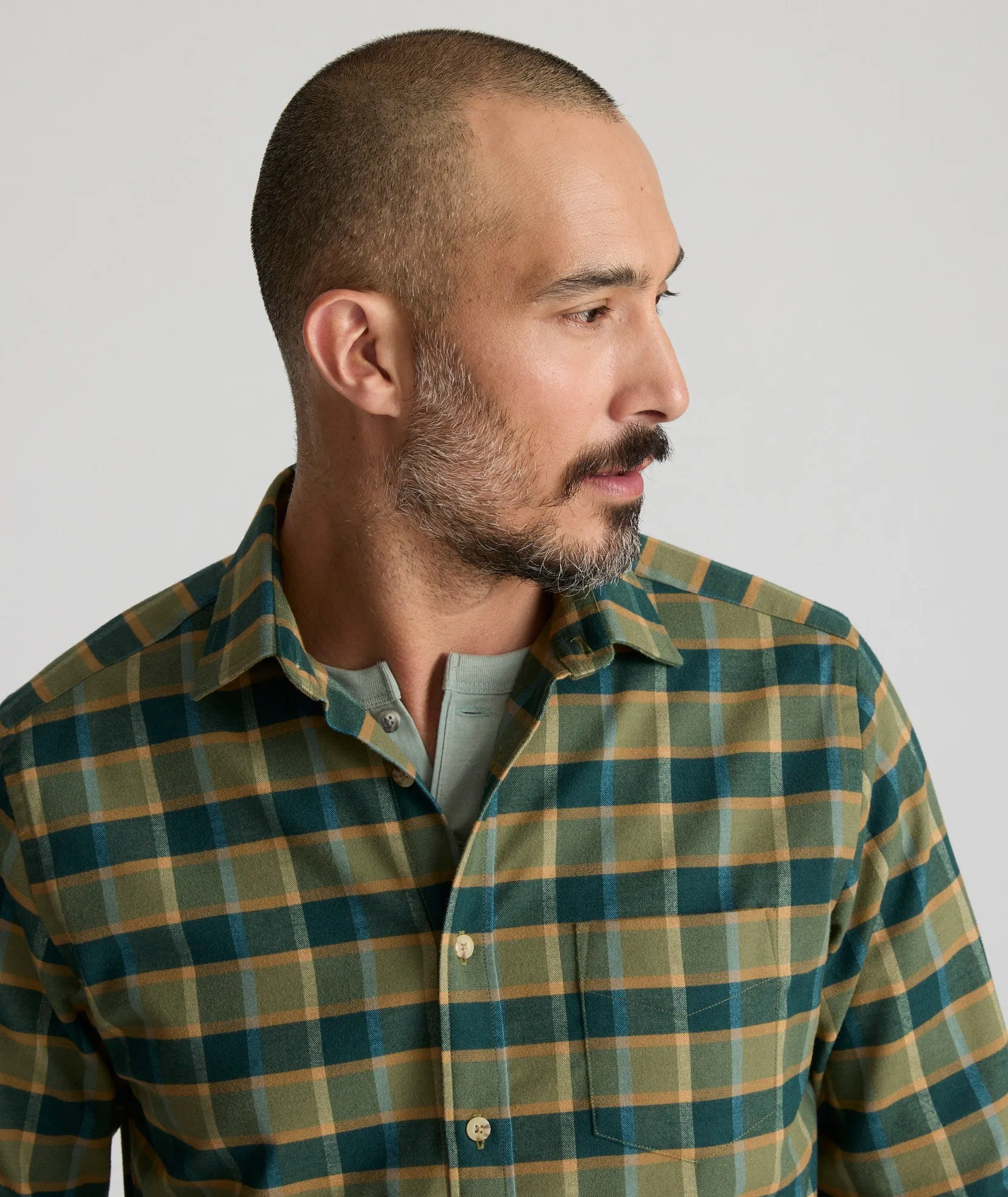 Wrinkle-Free Performance Flannel Ryan Shirt